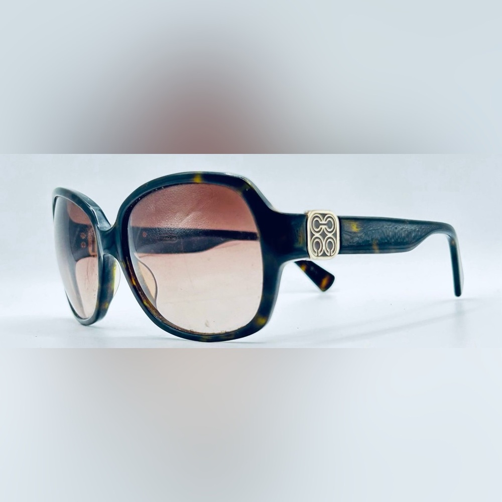 Coach S8013 Tortoise Oval Sunglasses Frames Only - Picture 2 of 8